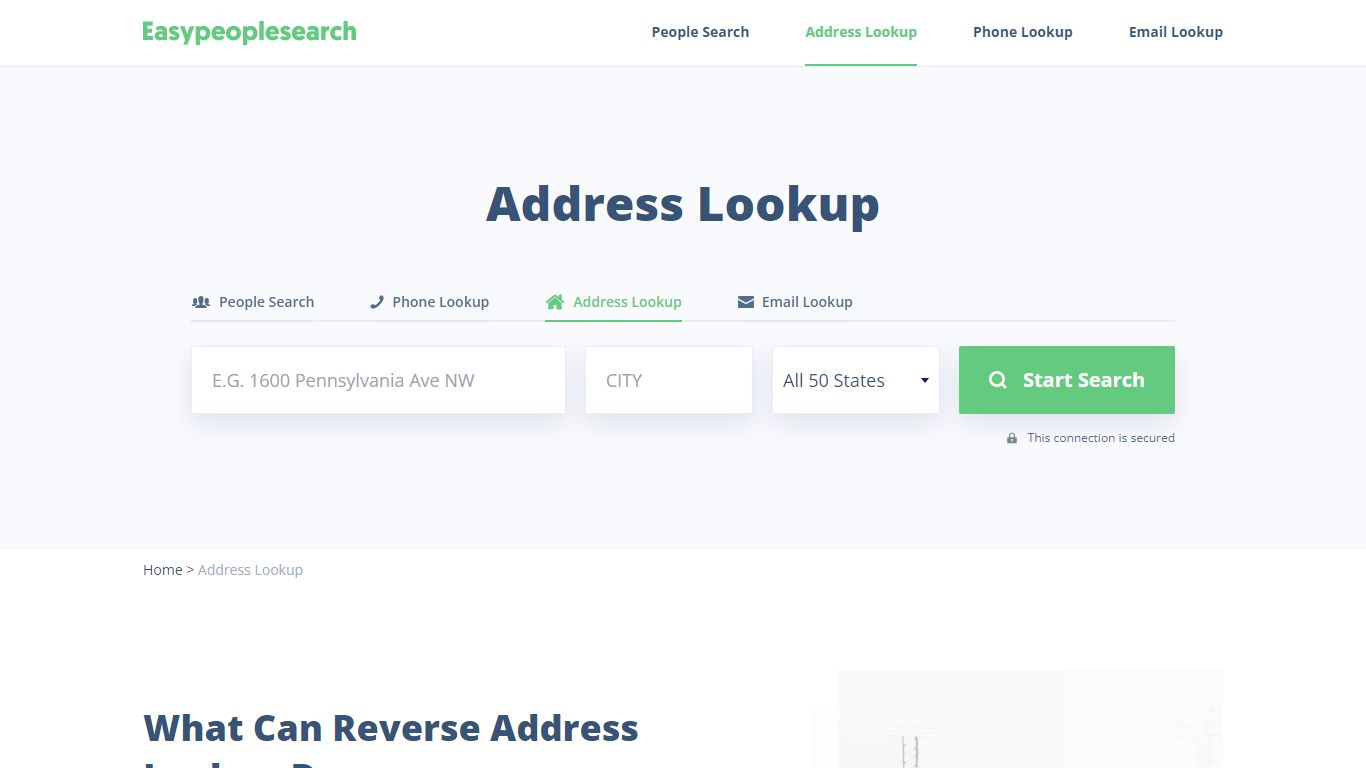 Address Lookup & Search: Reverse Address Finder | Easy People Search